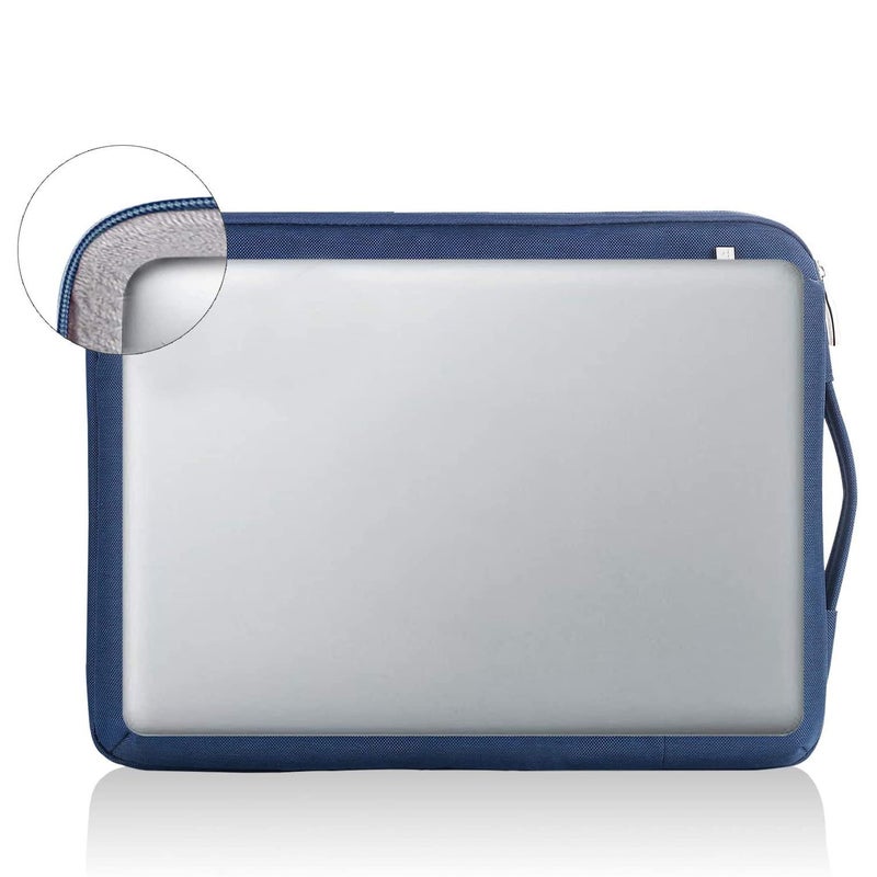 LANDICI 360Â° Protective Laptop Sleeve 15.6 Inch for MacBook Pro 16 M2/M1,MacBook Air 15,Computer Bag Carrying Case for 15-16 Inch HP Dell Asus Lenovo Notebook, Slim, Shockproof, Waterproof, Blue - Image 3